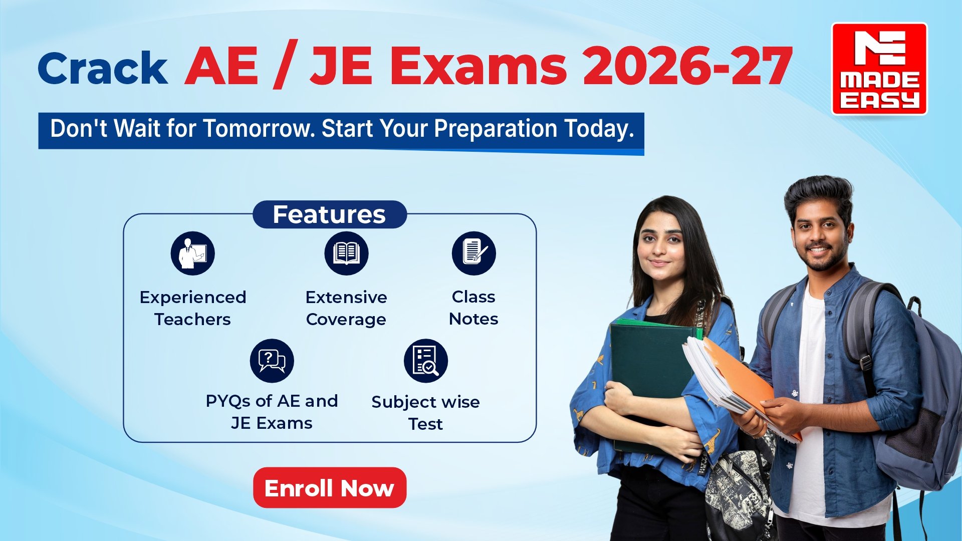 MADE EASY AE JE Coaching Banner